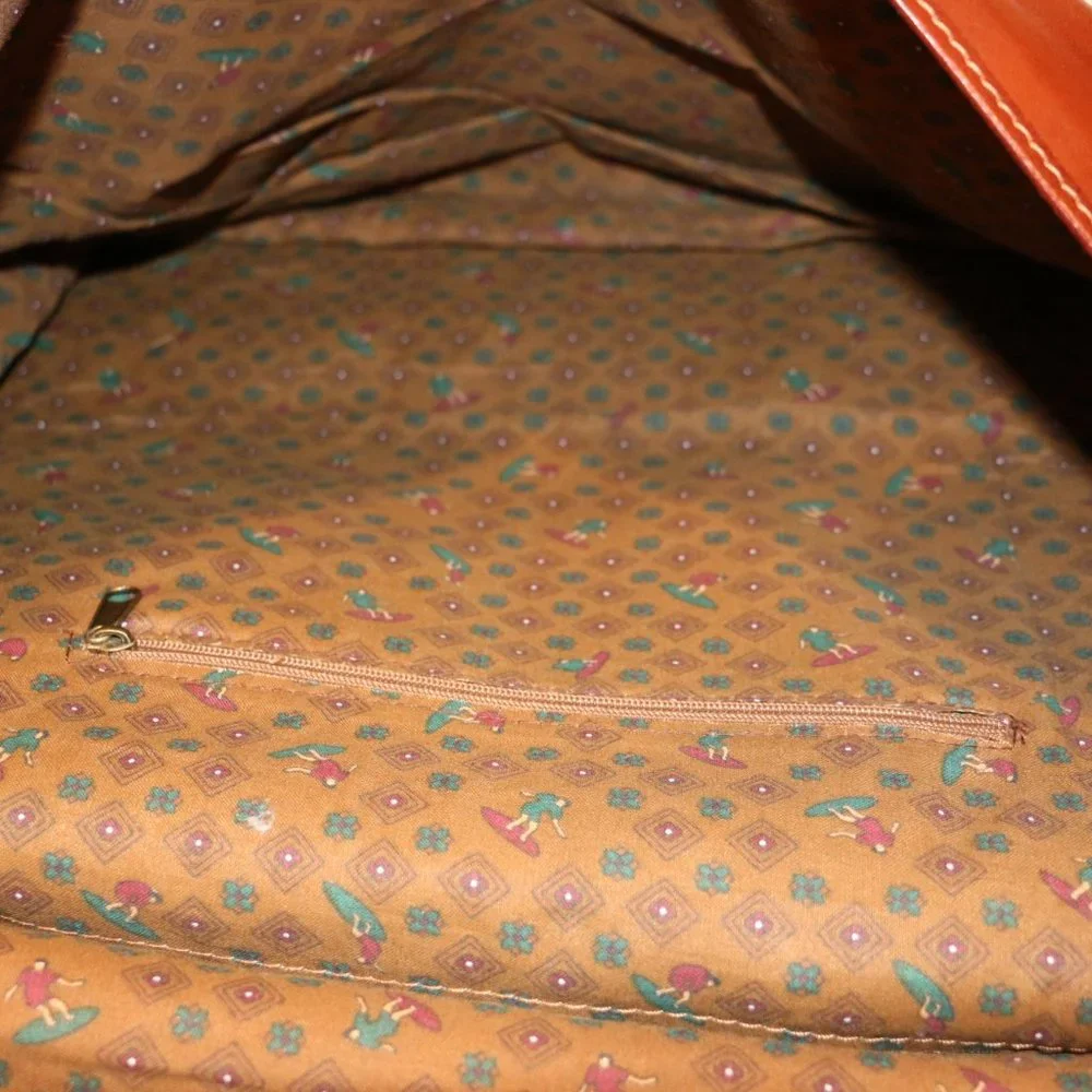 Pelletterie Firenze Vintage Messenger Saddle Laptop Bag Italian Leather‎